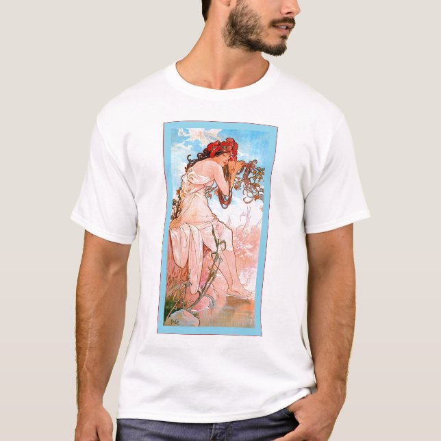 Camiseta Alphonse Mucha (Frente)