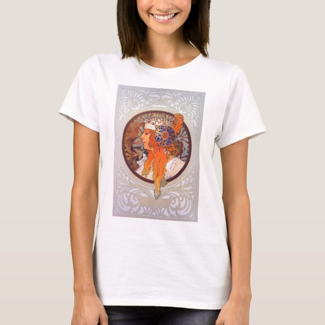 Camiseta Alphonse Mucha (Frente)