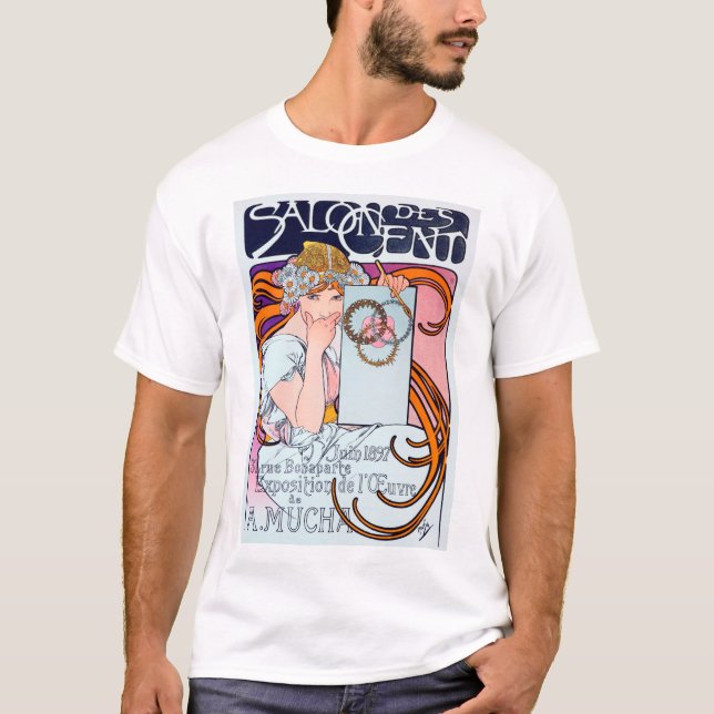 Camiseta Alphonse Mucha (Frente)