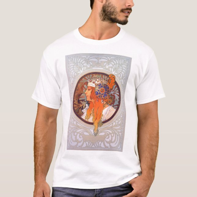 Camiseta Alphonse Mucha (Frente)