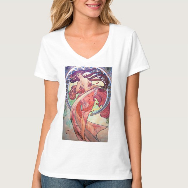 Camiseta Alphonse Mucha (Frente)