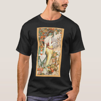 Camiseta Alphonse Mucha (1860 1939) Trabalho de arte