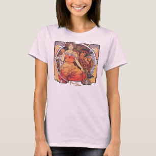 Camiseta Alphonse Mucha - a feira de mundo St Louis 1904