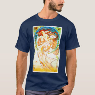Camiseta Alphonse Mucha Art Nouveau