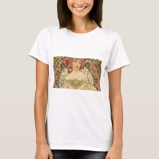 Camiseta Alphonse Mucha - Art Nouveau Master (Frente)