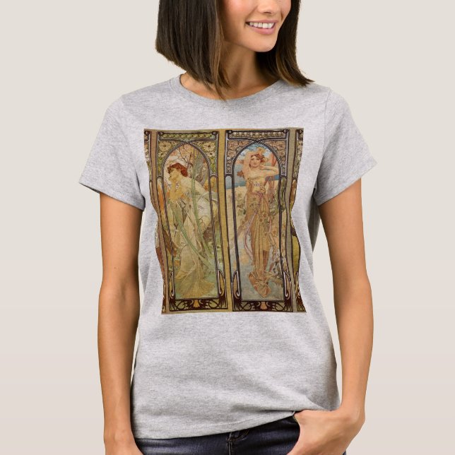 Camiseta Alphonse Mucha - Art Nouveau Master (Frente)