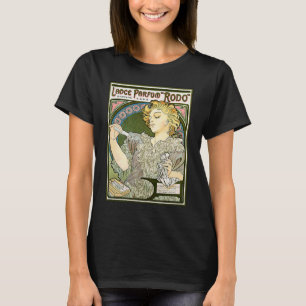 Camiseta Alphonse Mucha Lança Perfume Rodo, Nouveau Fine