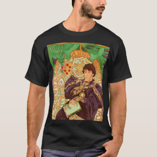 Camiseta Alphonse Mucha Prince e Dragon
