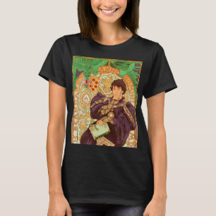 Camiseta Alphonse Mucha Prince e Dragon