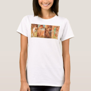 Camiseta Alphonse Mucha, Quatro Assentos