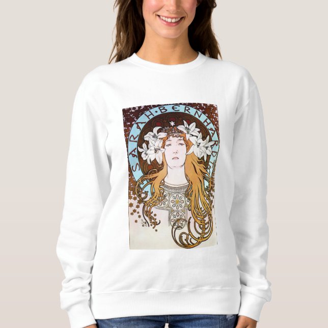 Camiseta Alphonse Mucha - Sarah Bernhardt (Frente)