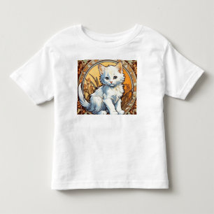 Camiseta Alphonse Mucha Style Cat