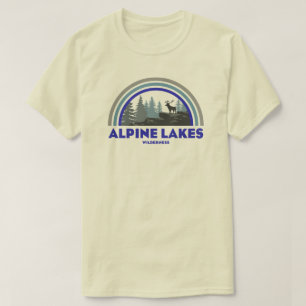 Camiseta Alpine Lakes Wilderness Washington Veado Arco-íris
