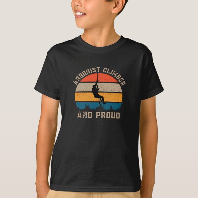 Camiseta Alpinista Arborista E Orgulhoso - Cortador De Árvo (Frente)