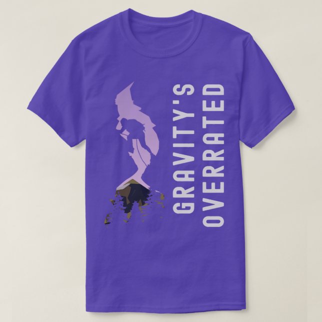 Camiseta Alpinista De Escala De Gravitys Supernotados (Frente do Design)