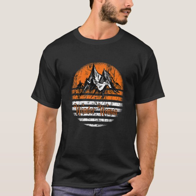 Camiseta Alpinista subindo montanhas mulheres trekking H (Frente)