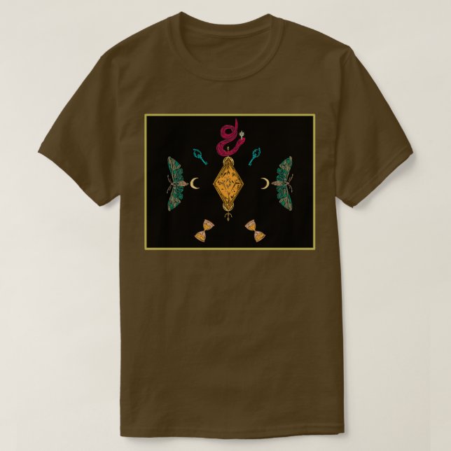 Camiseta Alquimia da Alma das Bruxas (Frente do Design)