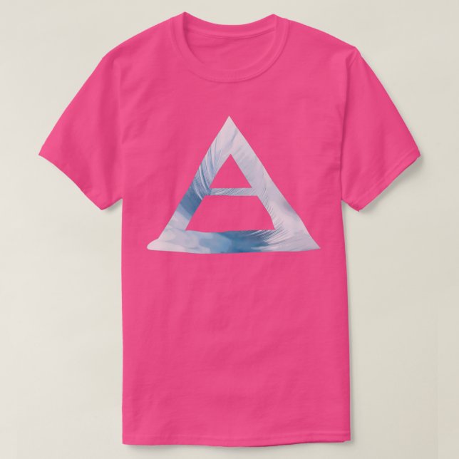 Camiseta Alquimia de elementos do elemento ar 5 (Frente do Design)