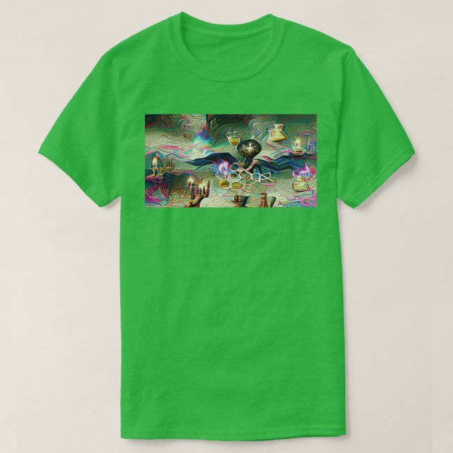 Camiseta Alquimia e magia (Frente do Design)