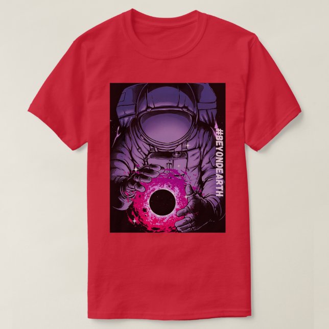 Camiseta Alquimista espacial (Frente do Design)