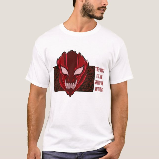 Camiseta Alquimista FullMetal - ganância (Frente)