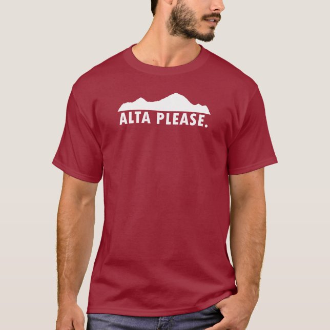 Camiseta Alta, por favor (Frente)