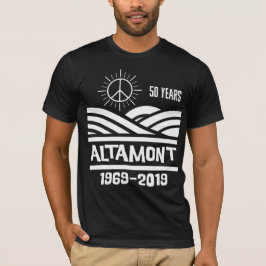 Camiseta Altamont Speedway 1969-2019 50º Aniversário
