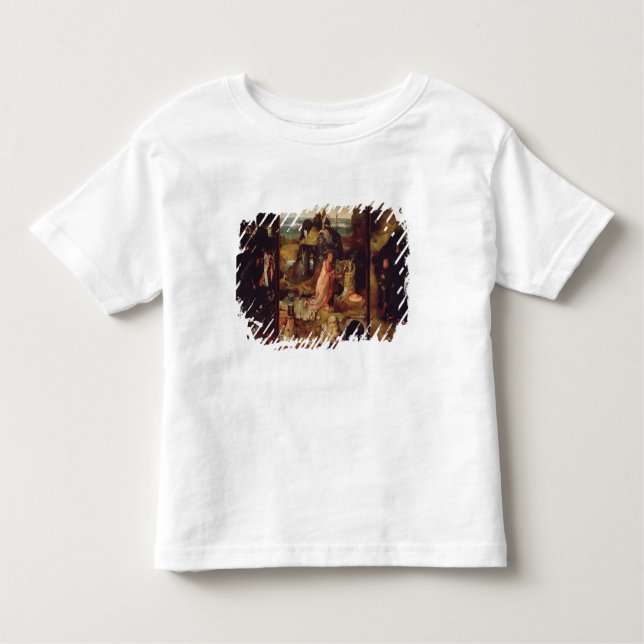 Camiseta Altarpiece dos eremitas (óleo no painel) (Frente)