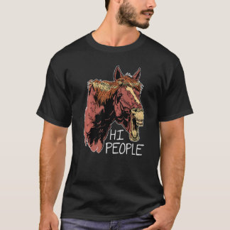 Camiseta Altas Pessoas, Hor Equestre Equestre Equestrian Ri