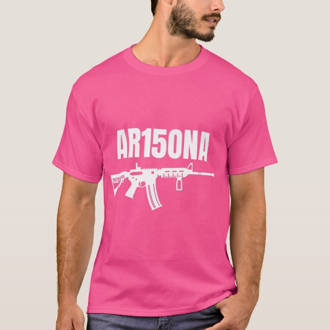 Camiseta Alteração Ao Segundo Ar15Ona (Arizona) Ar 15 Para  (Frente)