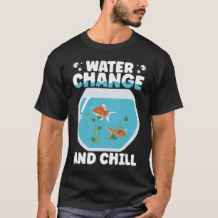 Camiseta Alteração da água e refrigeração do peixe Tanque a