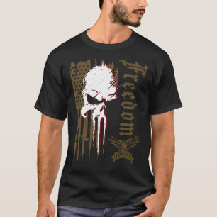 Camiseta Alteração do segundo de bandeira da Freedom Over M