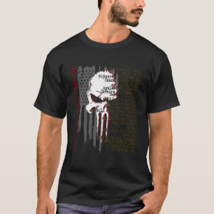 Camiseta Alteração do segundo de bandeira da Freedom Over M
