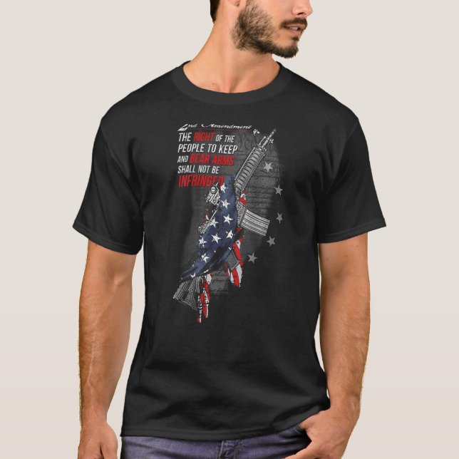 Camiseta Alteração Do segundo Direito Das Pessoas (Frente)