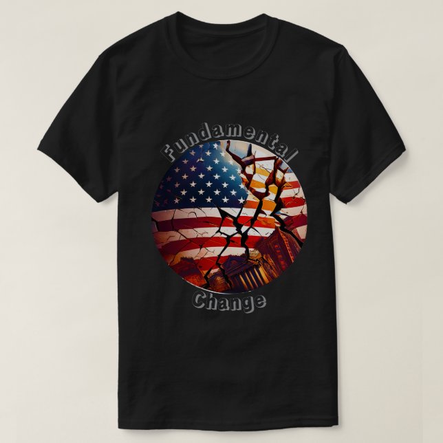 Camiseta Alteração fundamental 01 (Frente do Design)