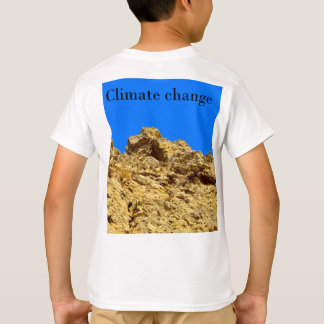 Camiseta Alterações climáticas cuidam do ambiente