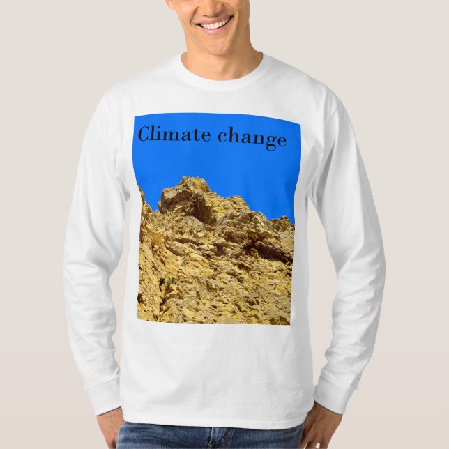 Camiseta Alterações climáticas cuidam do ambiente (Frente)
