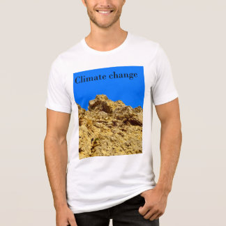 Camiseta Alterações climáticas cuidam do ambiente