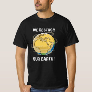 Camiseta Alterações climáticas Futura Ideia de Presente 