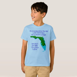 Camiseta Alterações climáticas - miúdos 3 do azul
