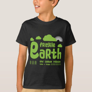 Camiseta Alterações climáticas   Poluição por carbono   Açã