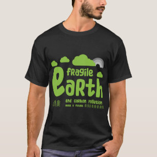 Camiseta Alterações climáticas Poluição por carbono Açã