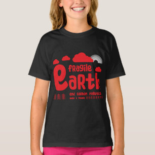 Camiseta Alterações climáticas   Poluição por carbono   Açã