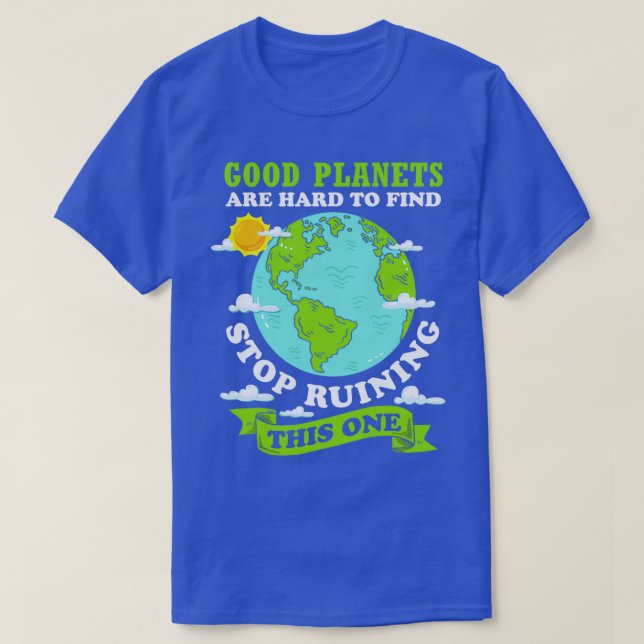 Camiseta Alterações climáticas Presente Proteção Ambiental  (Frente do Design)