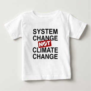 Camiseta Alterações do sistema não alterações climáti