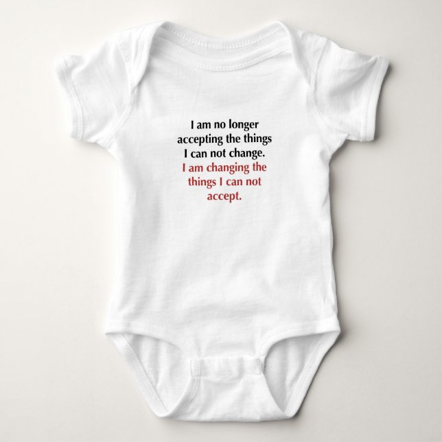 Camiseta Alterando o que não posso aceitar (Frente)