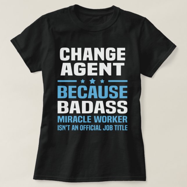 Camiseta Alterar agente (Frente do Design)