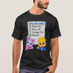 Camiseta Alterar Lista de Verificação de Alimentação de Fra