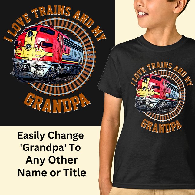 Camiseta Alterar Nome Texto Adoro Treinamento e Vovô Diesel (Criador carregado)