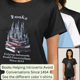 Camiseta Alterar Texto, Livros Ajudando Os Introdutores A E